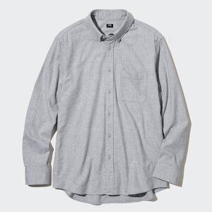 Uniqlo Flannel Shirt M Grey
